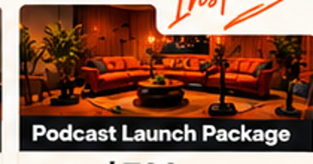 Podcast launch concept
